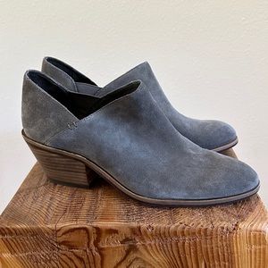 Vince Camuto, suede gray booties 8.5 NWOT
